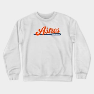 Astros Baseball Bat Crewneck Sweatshirt